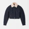 The Ovalo de-Nîmes denim bomber jacket Denim aviator jacket