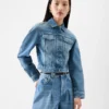 The Ovalo de-Nîmes denim jacket Curved denim jacket The Ovalo de-Nîmes denim jacket Curved denim jacket