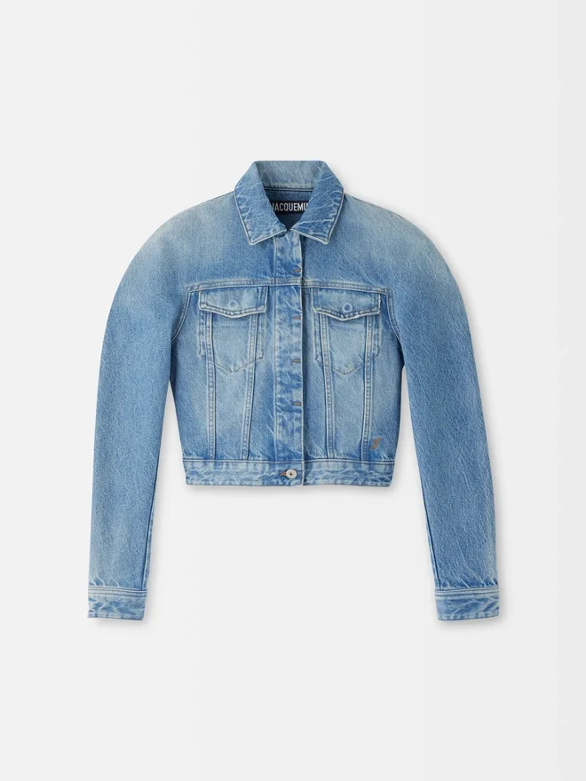 The Ovalo de-Nîmes denim jacket Curved denim jacket The Ovalo de-Nîmes denim jacket Curved denim jacket