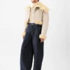 The Ovalo de-Nîmes denim pants High-waisted curved jeans The Ovalo de-Nîmes denim pants High-waisted curved jeans