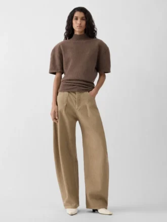 The Ovalo de-Nîmes denim pants High-waisted curved jeans