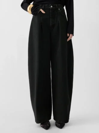 The Ovalo de-Nîmes denim pants High-waisted curved jeans
