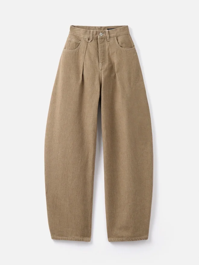 The Ovalo de-Nîmes denim pants High-waisted curved jeans The Ovalo de-Nîmes denim pants High-waisted curved jeans