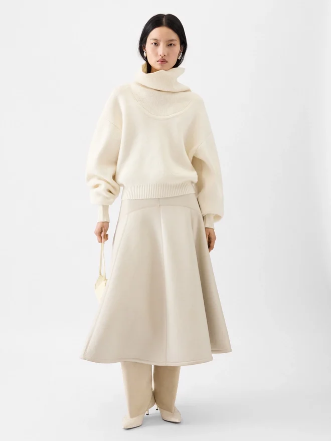 The Pallone knit Wide turtleneck sweater The Pallone knit Wide turtleneck sweater