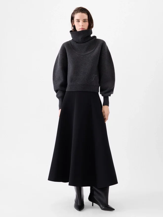 The Pallone knit Wide turtleneck sweater The Pallone knit Wide turtleneck sweater