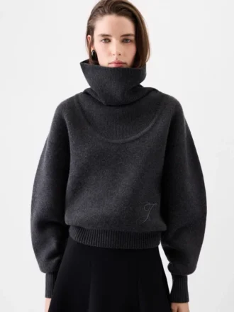 The Pallone knit Wide turtleneck sweater