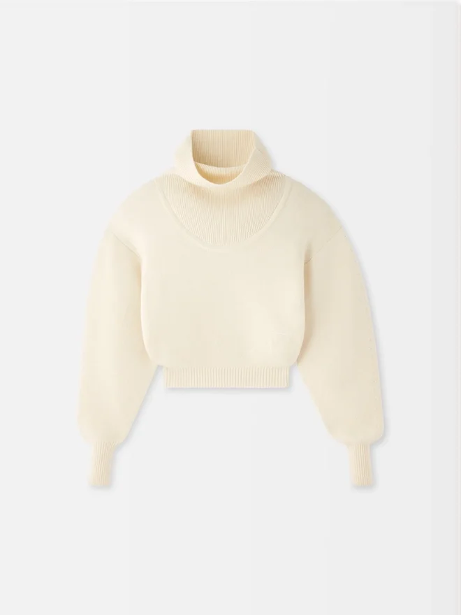 The Pallone knit Wide turtleneck sweater The Pallone knit Wide turtleneck sweater