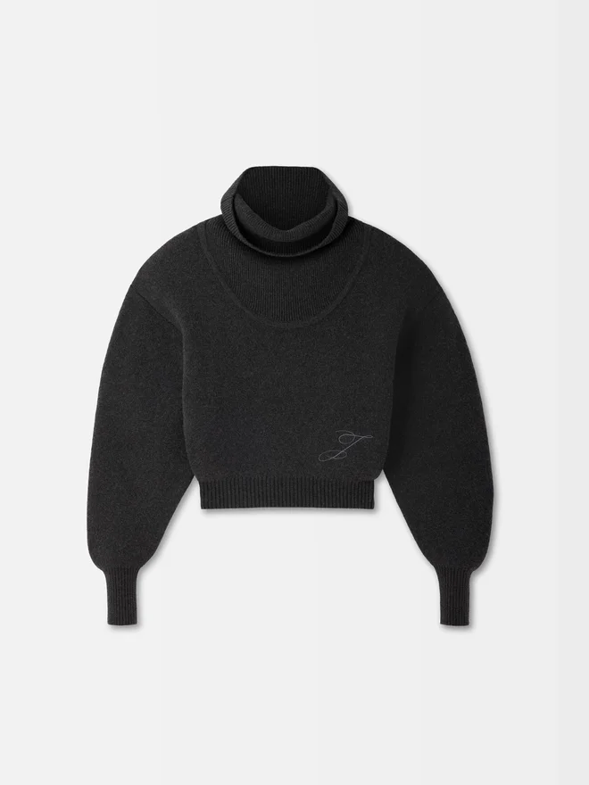 The Pallone knit Wide turtleneck sweater The Pallone knit Wide turtleneck sweater