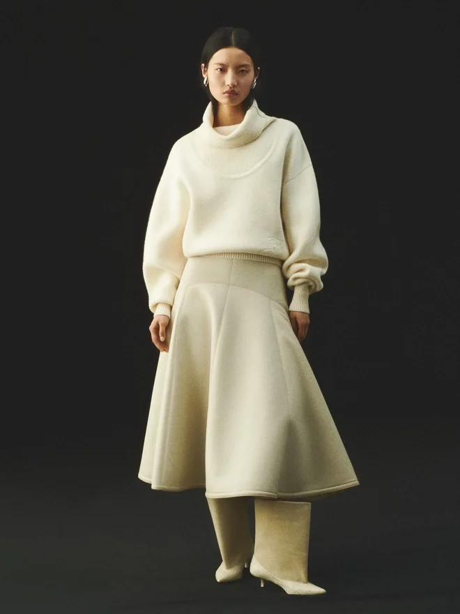 The Pallone knit Wide turtleneck sweater The Pallone knit Wide turtleneck sweater