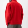 The Pallone vareuse-style knit Polo sweater The Pallone vareuse-style knit Polo sweater