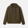 The piqué hooded cardigan Piqué knit hooded cardigan The piqué hooded cardigan Piqué knit hooded cardigan