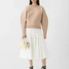 The piqué sweater Piqué knit sweater