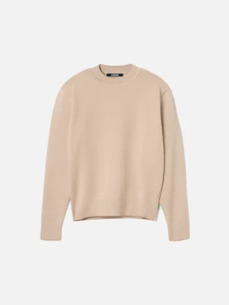 The piqué sweater Piqué knit sweater