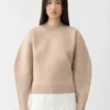 The piqué sweater Piqué knit sweater