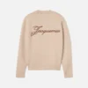 The piqué sweater Piqué knit sweater