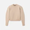 The piqué sweater Piqué knit sweater