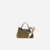 The plate of olives Olive plate-shaped bag charm The plate of olives Olive plate-shaped bag charm