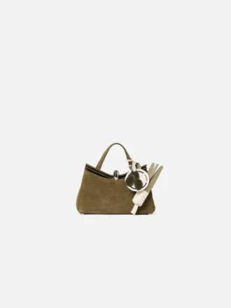 The leek Origami leek-shaped bag charm