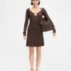 The Pralù mini dress Long sleeve scalloped mini dress The Pralù mini dress Long sleeve scalloped mini dress