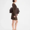 The Pralù mini dress Long sleeve scalloped mini dress The Pralù mini dress Long sleeve scalloped mini dress