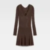 The Pralù mini dress Long sleeve scalloped mini dress The Pralù mini dress Long sleeve scalloped mini dress