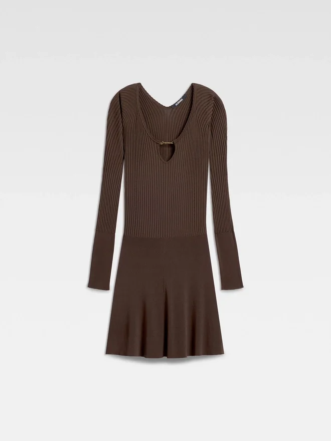 The Pralù mini dress Long sleeve scalloped mini dress The Pralù mini dress Long sleeve scalloped mini dress