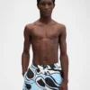 The Puntini swimsuit Wavy Psyche print swim shorts