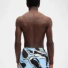 The Puntini swimsuit Wavy Psyche print swim shorts