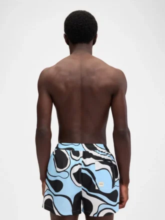 The Puntini swimsuit Wavy Psyche print swim shorts