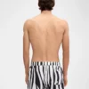 The Puntini swimsuit Zebra Arty print swim shorts The Puntini swimsuit Zebra Arty print swim shorts