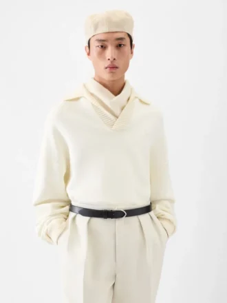 The Punto long-sleeve polo shirt Oversized long-sleeve polo