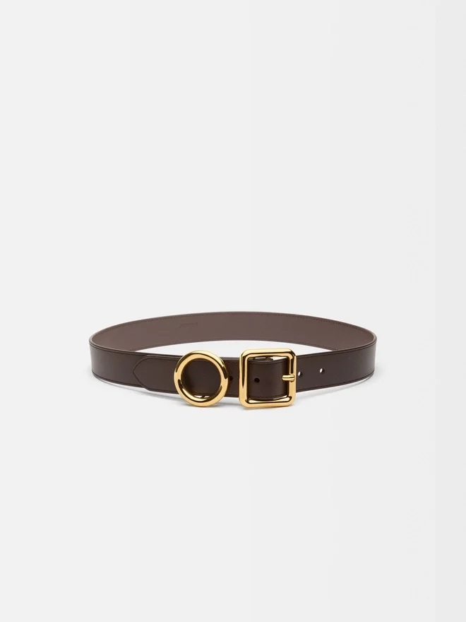The Regalo belt Circle and square buckle belt The Regalo belt Circle and square buckle belt