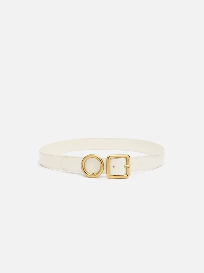 The Regalo belt Circle and square buckle belt The Regalo belt Circle and square buckle belt