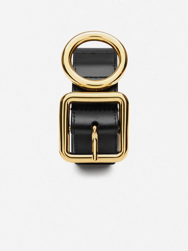 The Regalo belt Circle and square buckle belt The Regalo belt Circle and square buckle belt