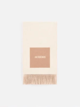 The Rond Carré scarf Jacquard logo scarf