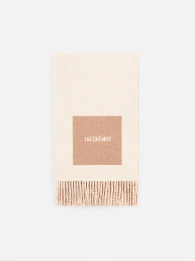 The Rond Carré scarf Jacquard logo scarf The Rond Carré scarf Jacquard logo scarf