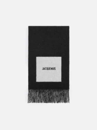 The Rond Carré scarf Jacquard logo scarf