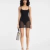 The Roupao knit dress Sheer mini dress The Roupao knit dress Sheer mini dress