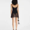The Roupao knit dress Sheer mini dress The Roupao knit dress Sheer mini dress