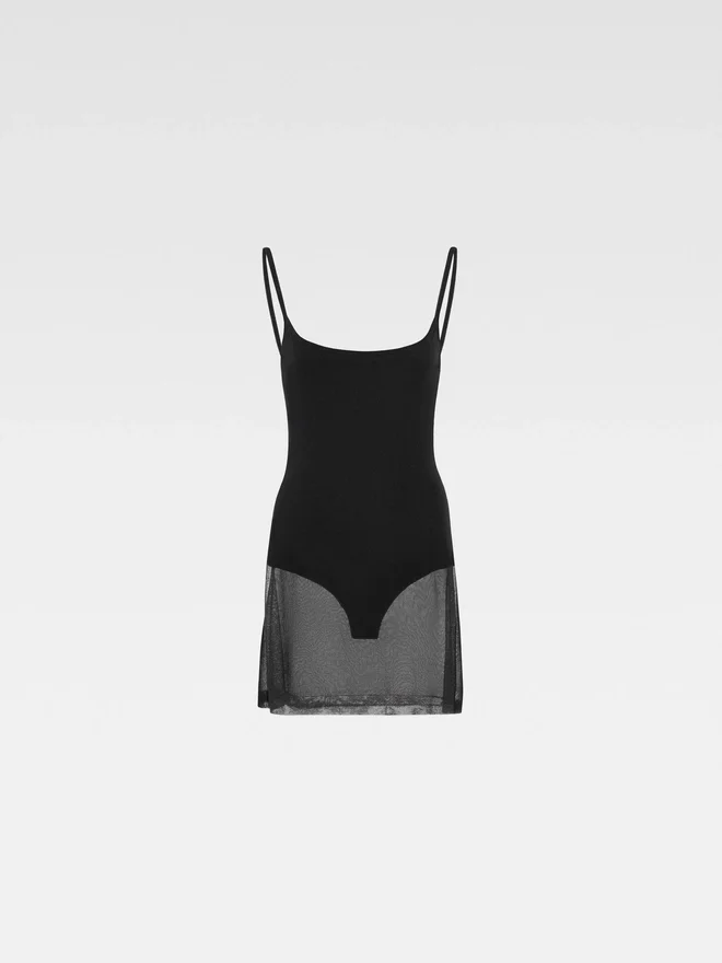 The Roupao knit dress Sheer mini dress The Roupao knit dress Sheer mini dress