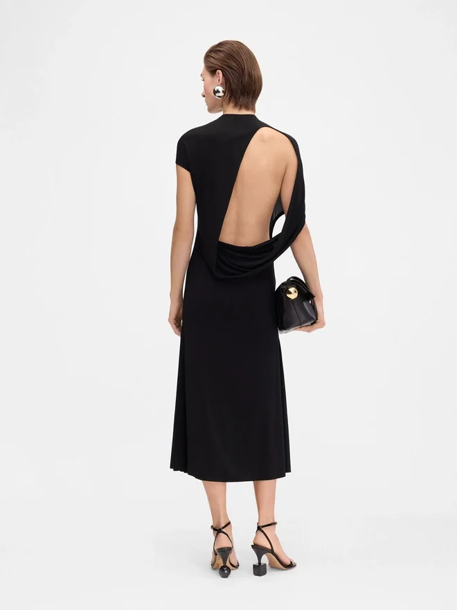 The Salerno dress Asymmetric draped dress The Salerno dress Asymmetric draped dress
