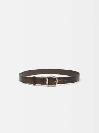 The Salon belt Rond-Carré buckle belt