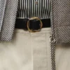 The Salon belt Rond-Carré buckle belt The Salon belt Rond-Carré buckle belt