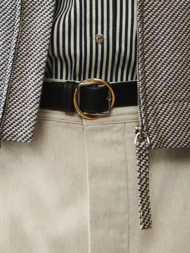 The Salon belt Rond-Carré buckle belt The Salon belt Rond-Carré buckle belt