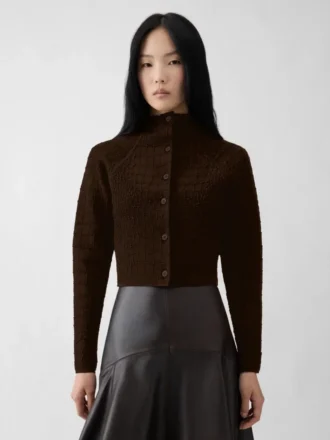 The Scala cardigan High-neck cardigan