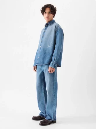 The Simon de-Nîmes denim shirt Straight denim shirt