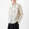 The Simon long-sleeve shirt Foliage print shirt