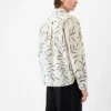 The Simon long-sleeve shirt Foliage print shirt