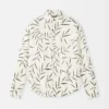 The Simon long-sleeve shirt Foliage print shirt