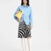 The Simon shirt Striped jacquard shirt